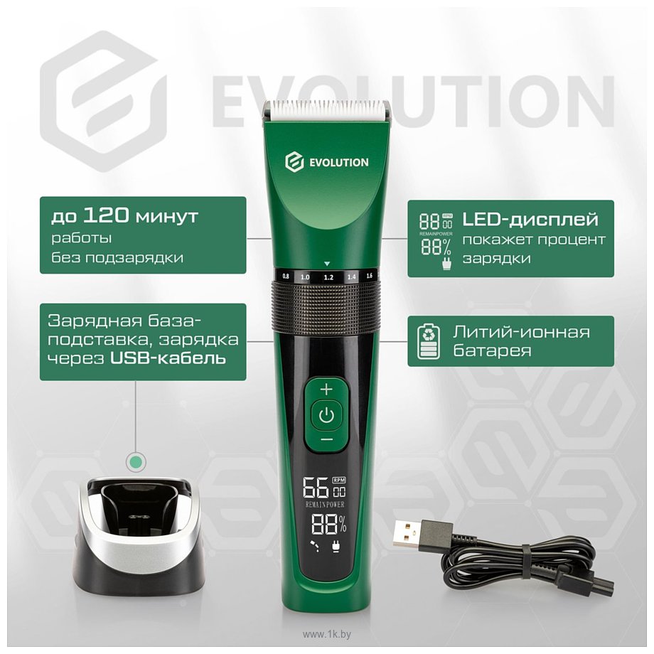 Фотографии Evolution Barber Full control + Триммер для носа и ушей Deerma DEM-TM05W