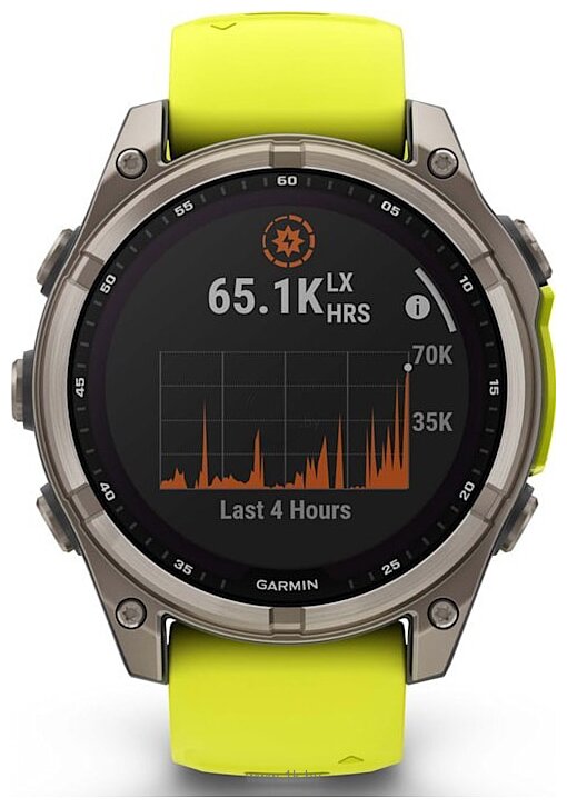 Фотографии Garmin Fenix 8 Sapphire Solar 47mm (силиконовый ремешок)