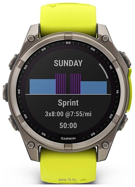 Фотографии Garmin Fenix 8 Sapphire Solar 47mm (силиконовый ремешок)