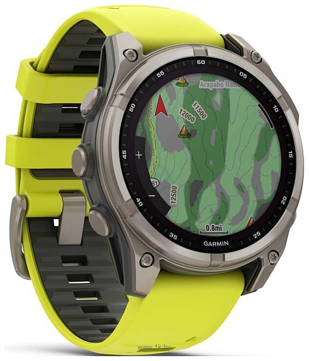 Фотографии Garmin Fenix 8 Sapphire Solar 47mm (силиконовый ремешок)