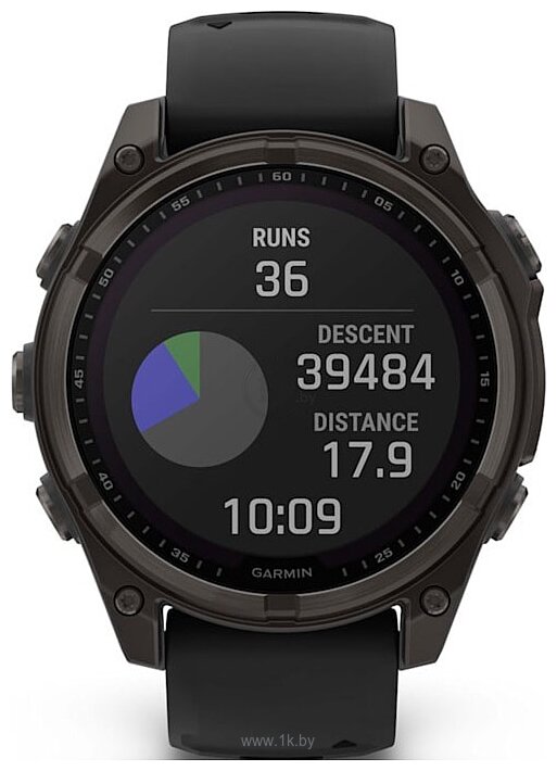 Фотографии Garmin Fenix 8 Sapphire Solar 47mm (силиконовый ремешок)