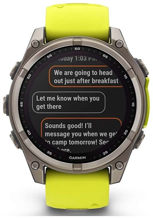 Фотографии Garmin Fenix 8 Sapphire Solar 47mm (силиконовый ремешок)