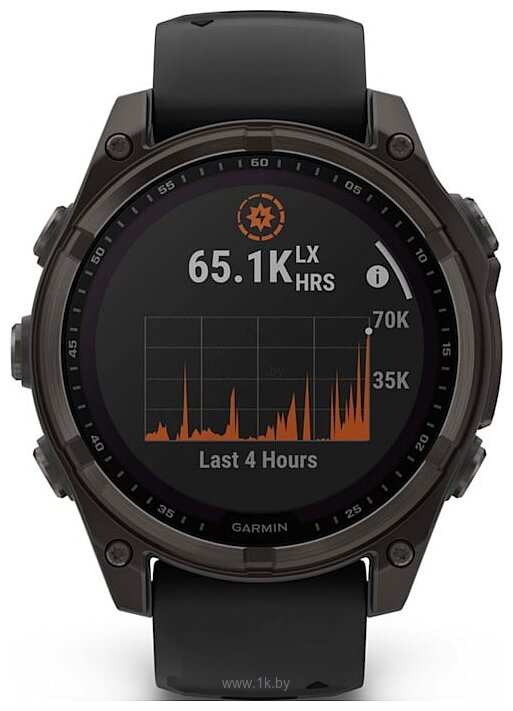 Фотографии Garmin Fenix 8 Sapphire Solar 47mm (силиконовый ремешок)