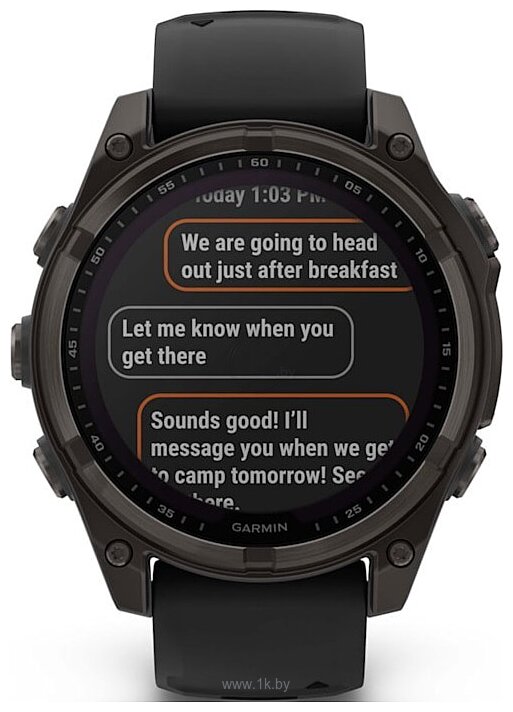 Фотографии Garmin Fenix 8 Sapphire Solar 47mm (силиконовый ремешок)