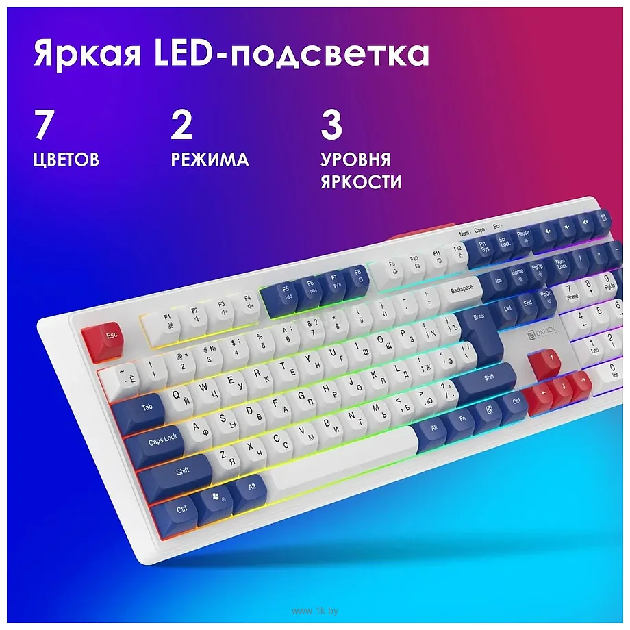 Фотографии Оклик 725G white/red Фотографии Оклик 725G white/red