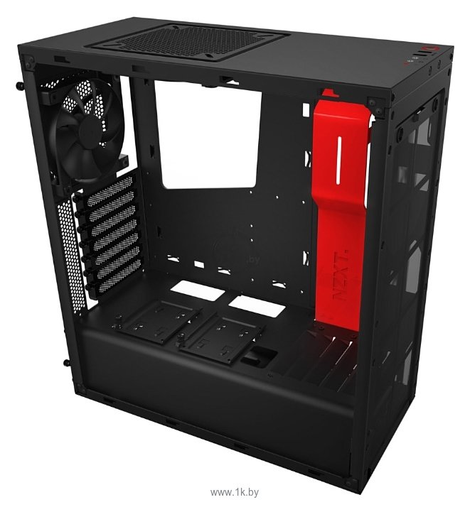 Фотографии NZXT S340 Black/red