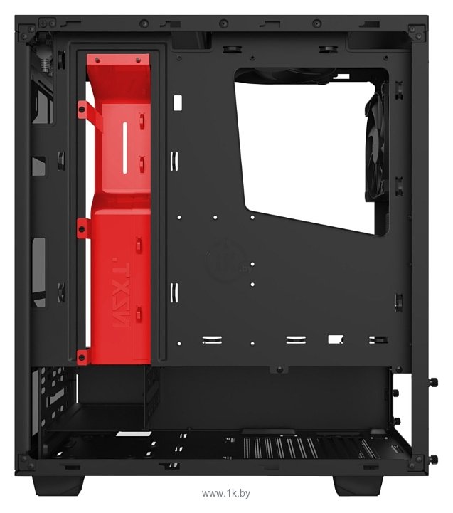 Фотографии NZXT S340 Black/red