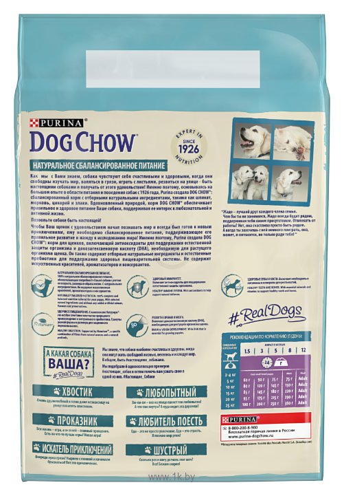 Фотографии DOG CHOW (2.5 кг) 1 шт. Puppy с ягненком для щенков