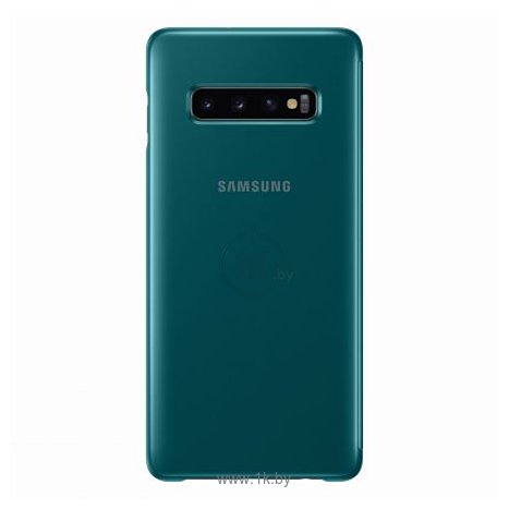 Фотографии Samsung Clear View Cover для Samsung Galaxy S10 Plus (зеленый)
