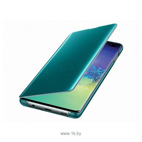 Фотографии Samsung Clear View Cover для Samsung Galaxy S10 Plus (зеленый)