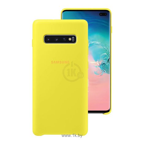 Фотографии Samsung Silicone Cover для Samsung Galaxy S10 Plus (желтый)