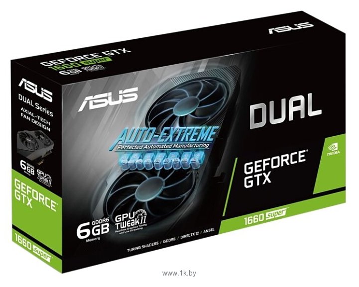 Фотографии ASUS GeForce GTX 1660 SUPER DUAL EVO