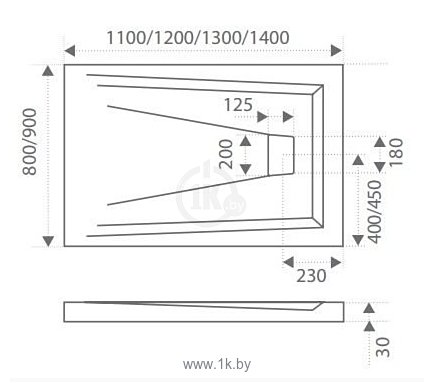 Фотографии Good Door Атриум 120x80 Антрацит (черный)