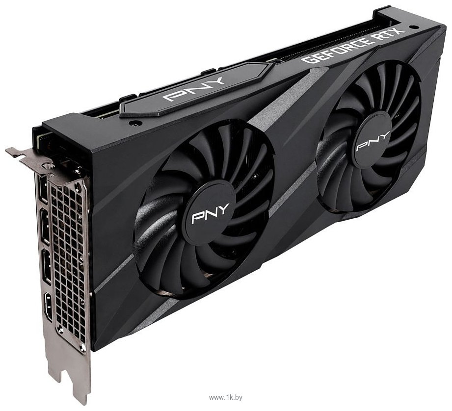 Фотографии PNY GeForce RTX 3060 Ti 8GB Verto Dual Fan LHR (VCG3060T8LDFBPB1)