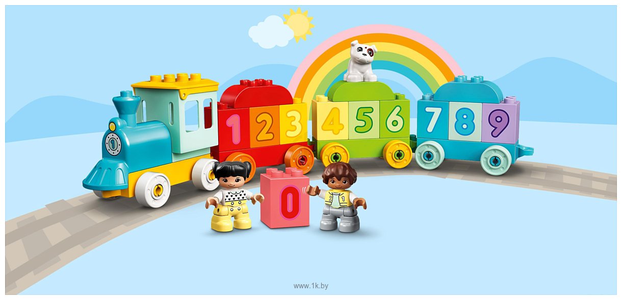 Фотографии LEGO Duplo 10954 Поезд с цифрами — учимся считать