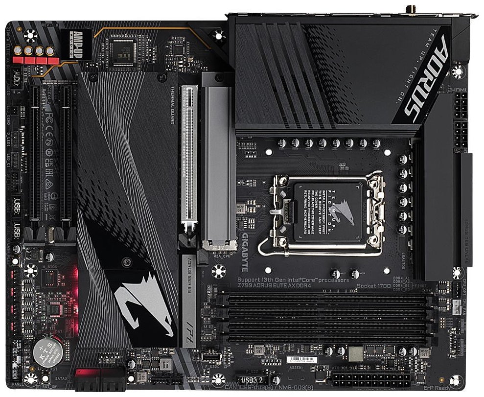 Фотографии Gigabyte Z790 AORUS ELITE AX DDR4 (rev. 1.0)