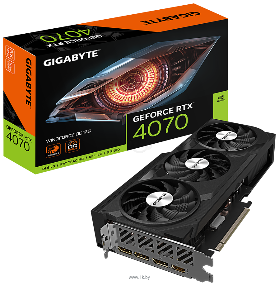 Фотографии Gigabyte GeForce RTX­­ 4070 WindForce OC 12G (GV-N4070WF3OC-12GD)