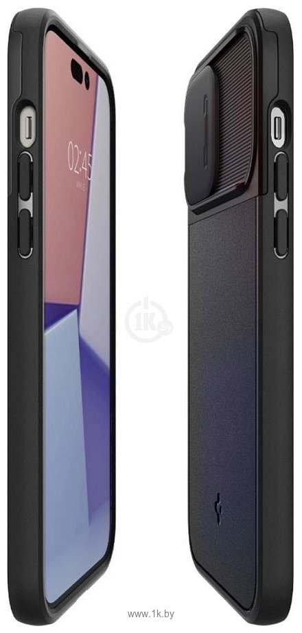 Фотографии Spigen Optik Armor (MagFit) для iPhone 14 Pro Max ACS04848 (черный)