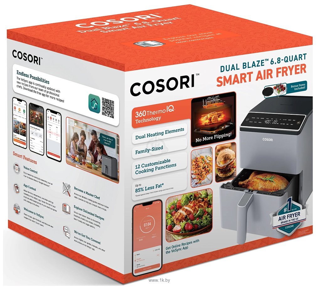 Фотографии Cosori Dual Blaze Air Fryer CAF-P583S-AEUR