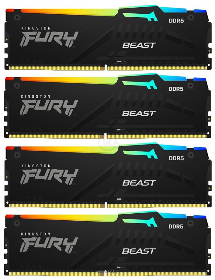 Фотографии Kingston FURY Beast RGB KF556C40BBAK4-64