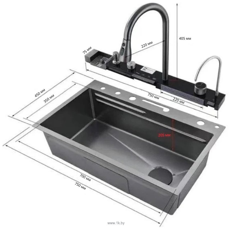 Фотографии ARFEKA ECO AR 680x450 PVD NANO