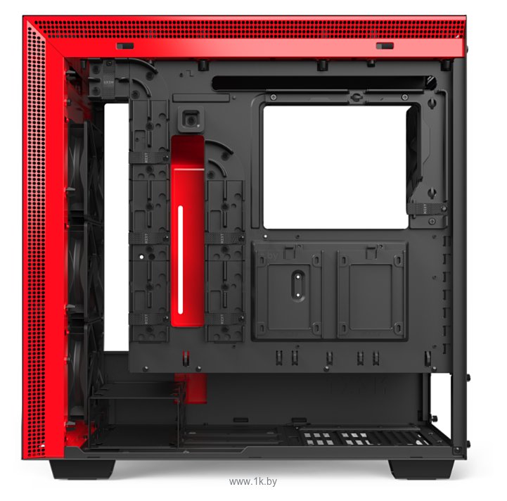 Фотографии NZXT H710 Black/red