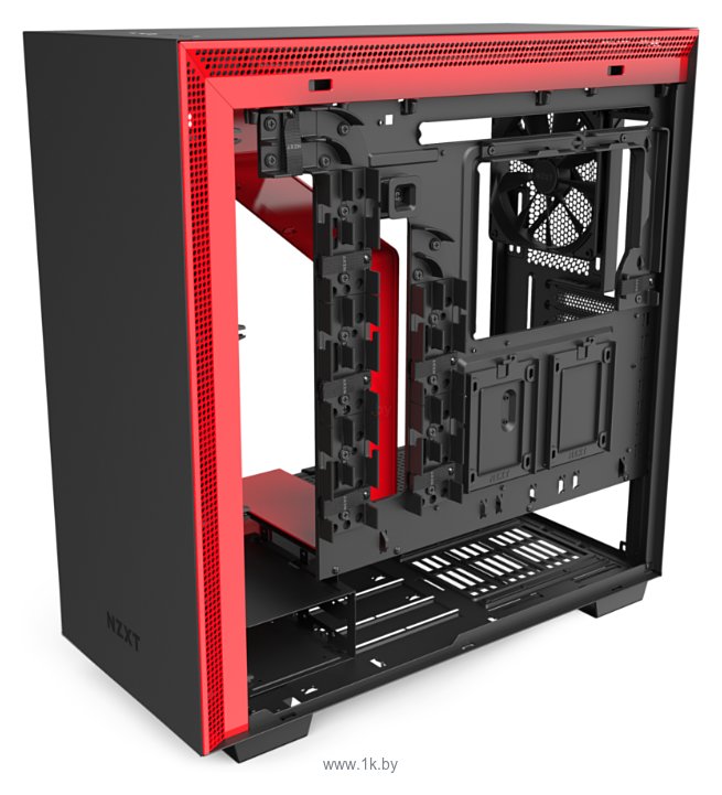 Фотографии NZXT H710 Black/red