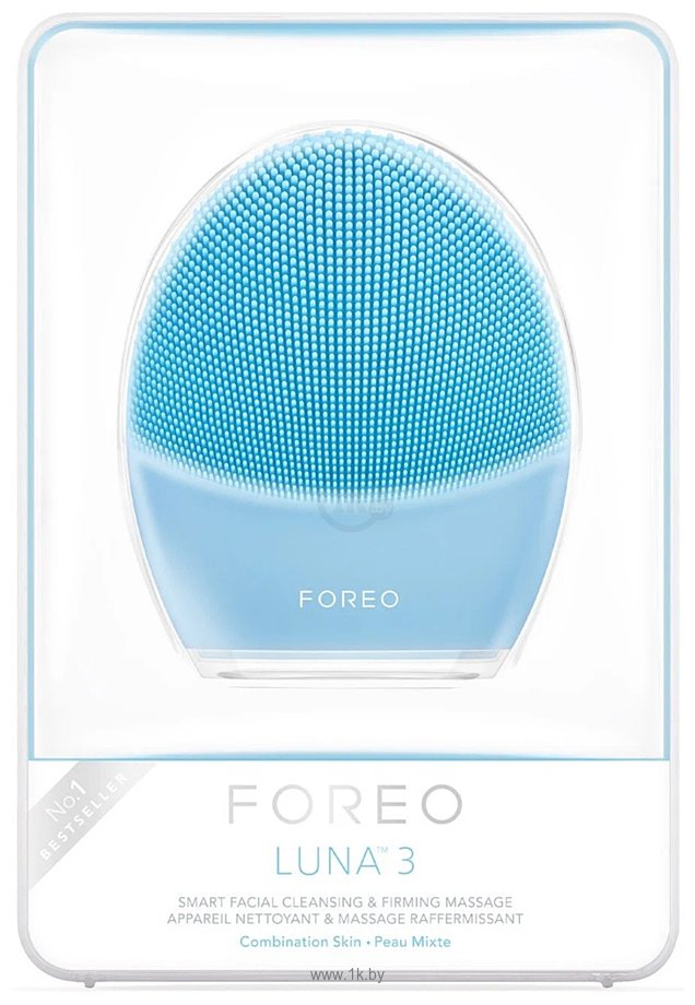 Фотографии Foreo Luna 3 (голубой, для комбинированной кожи)