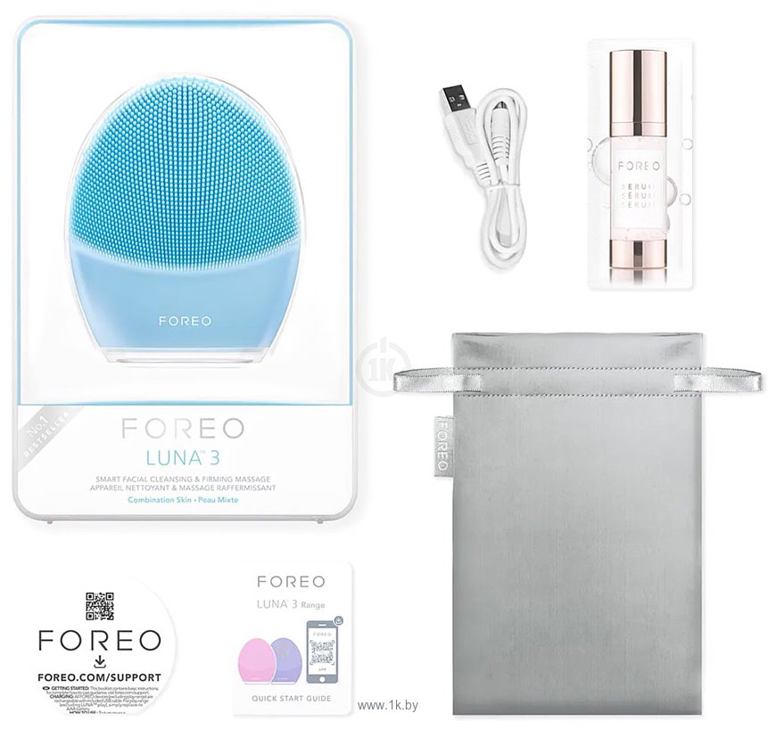 Фотографии Foreo Luna 3 (голубой, для комбинированной кожи)