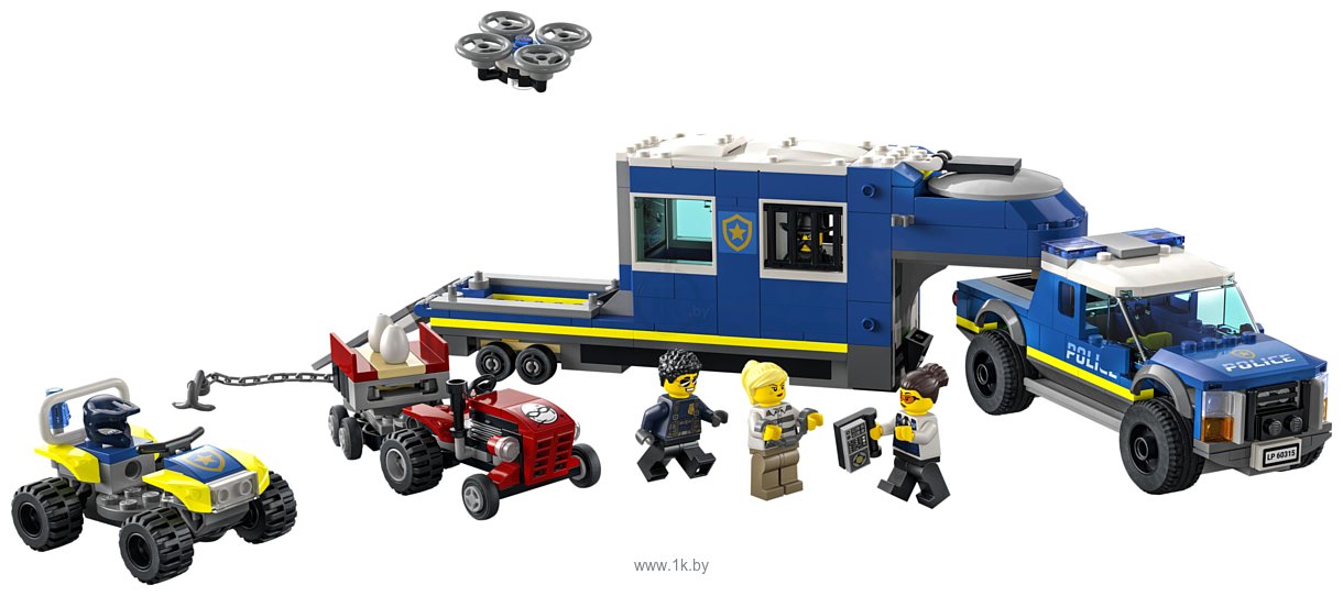Фотографии LEGO City 60315 Полицейский мобильный командный трейлер
