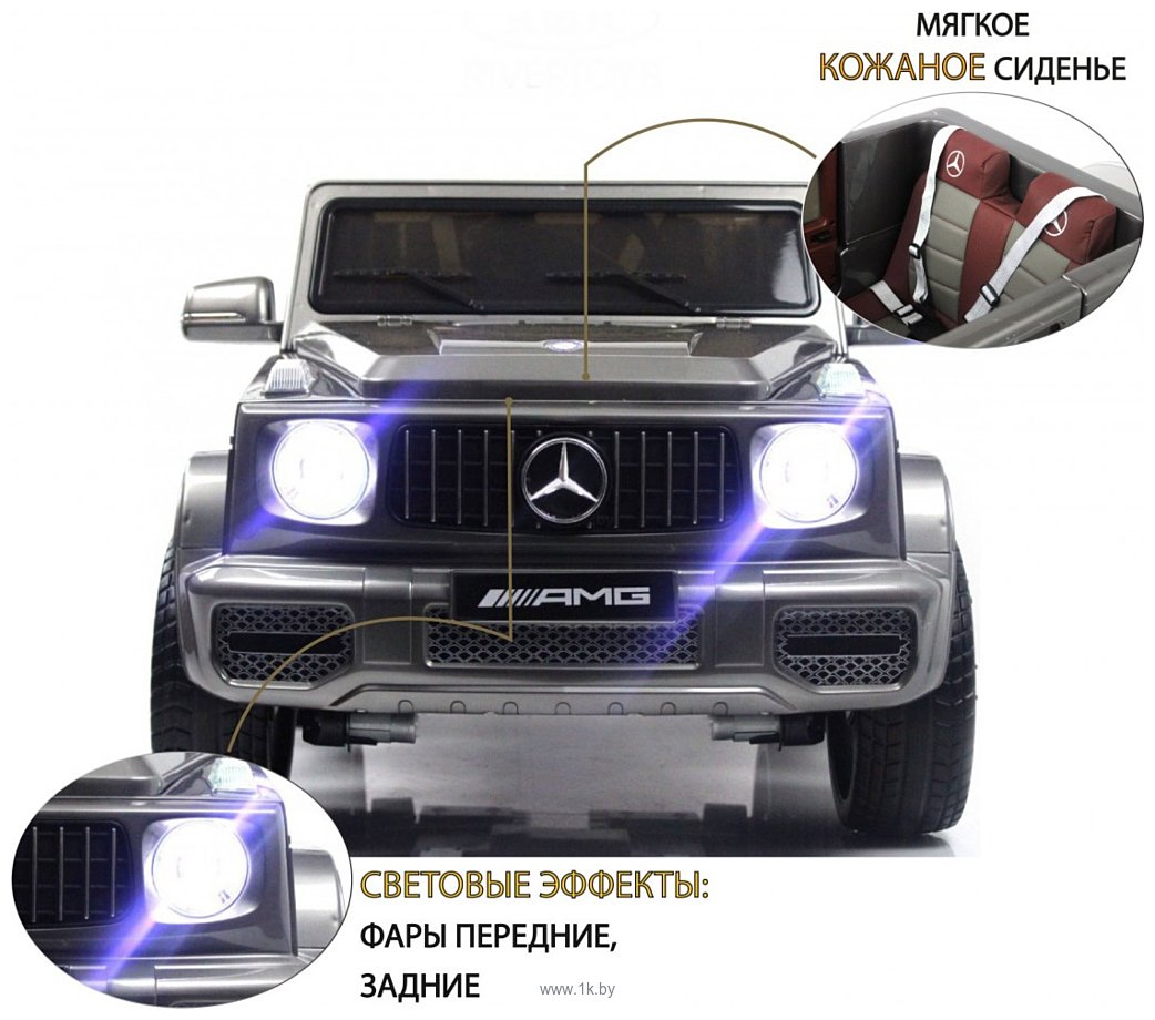 Фотографии RiverToys Mercedes-Benz G65 E111EE (серый глянец)