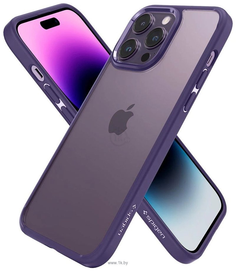 Фотографии Spigen Ultra Hybrid iPhone 14 Pro Max ACS05574 (фиолетовый)