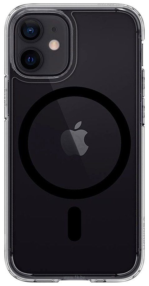 Фотографии Spigen Ultra Hybrid Mag (MagFit) для iPhone 12/12 Pro ACS02626 (черный)