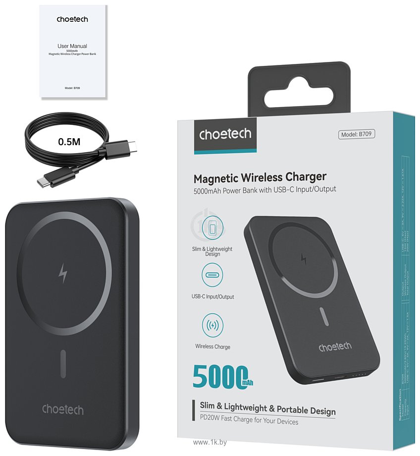 Фотографии Choetech B709 5000 mAh Magnetic