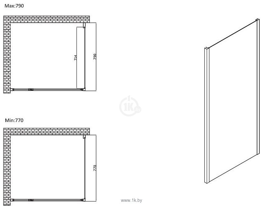 Фотографии Allen Brau Priority 3.31042.BBA 79x200 294071 (черный браш)