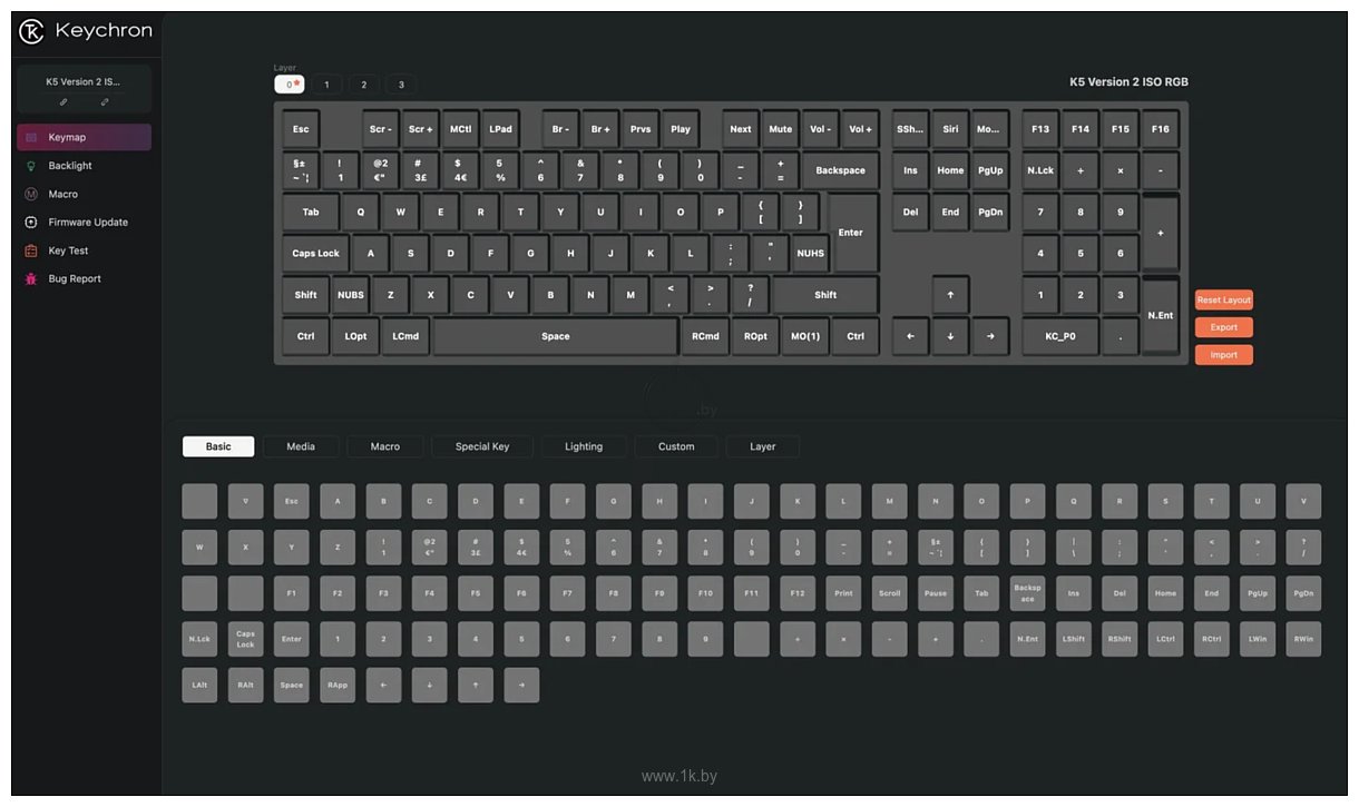 Фотографии Keychron K5 Version 2 K5X-H3 Gateron Low Profile Brown 2.0