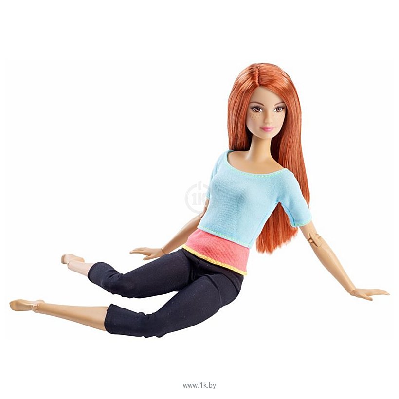 Фотографии Barbie Made to Move Doll - Blue Top (DPP74)