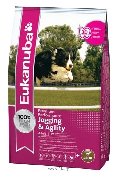 Фотографии Eukanuba Premium Perfomance Dry Dog Food Jogging & Agility (3 кг)