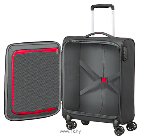 Фотографии American Tourister Crosstrack Grey/Red 55 см (4 колеса)