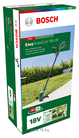 Фотографии Bosch Easy GrassCut 18V-26 06008C1C04 (без АКБ)