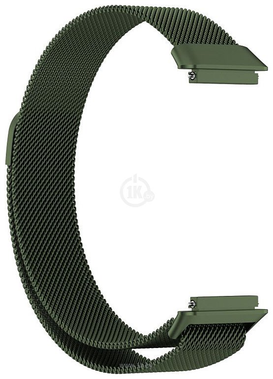 Фотографии Rumi Milanese loop металлический для Huawei Band 7 (темно-зеленый)