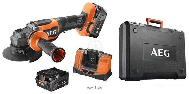 Фотографии AEG Powertools BEWS 18-125BLPX2-0 4935480857 (без АКБ)