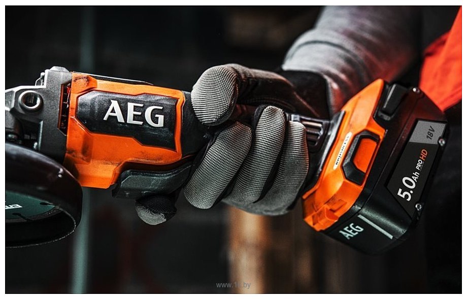 Фотографии AEG Powertools BEWS 18-125BLPX2-0 4935480857 (без АКБ)