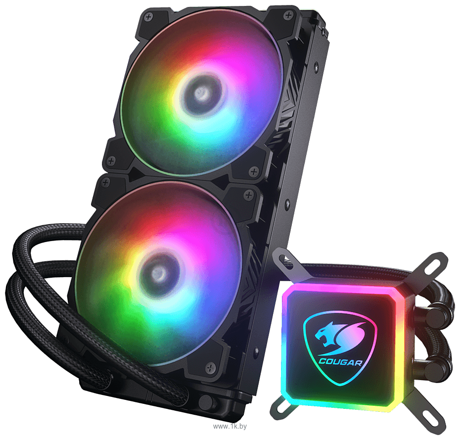 Cougar Aqua 240. Водяное охлаждение cougar Aqua 240 ARGB. Cougar Aqua 240 ARGB AIO Liquid Cooler.