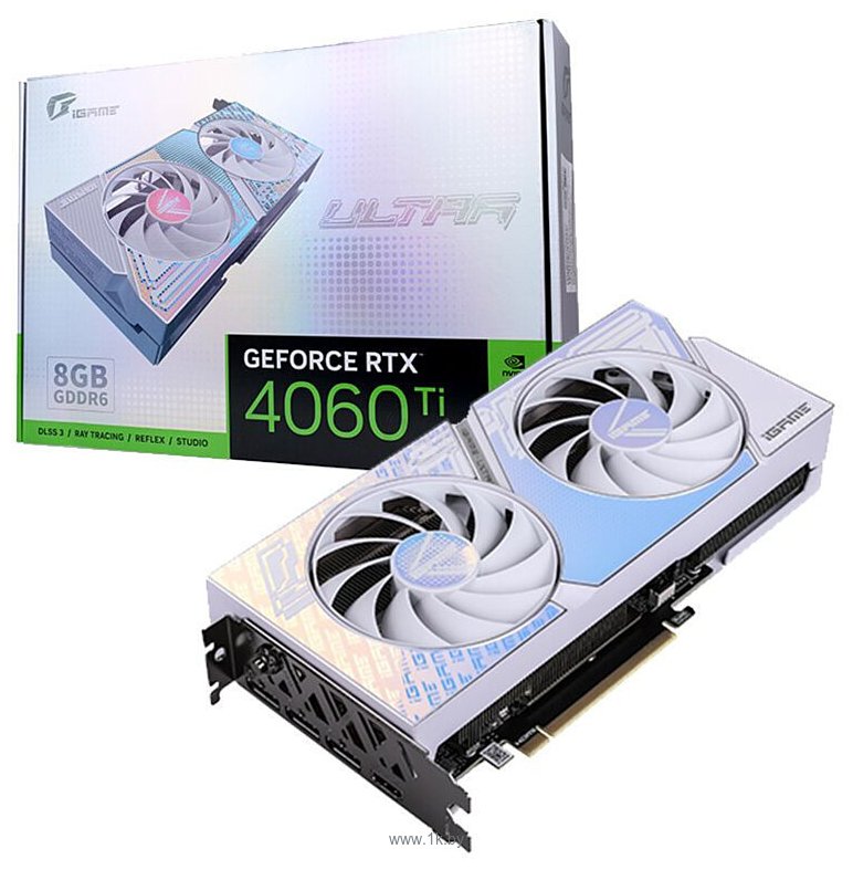 Фотографии Colorful iGame GeForce RTX 4060 Ti Ultra W DUO OC 8GB-V