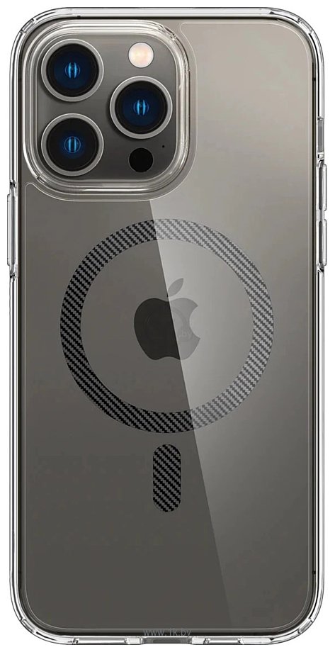 Фотографии Spigen Ultra Hybrid iPhone 14 Pro Max MagFit ACS04827 (carbon fiber)