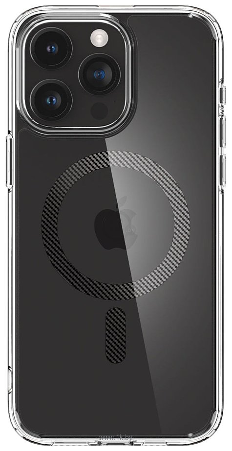 Фотографии Spigen Ultra Hybrid (MagFit) для iPhone 15 Pro Max ACS06578 (черный)