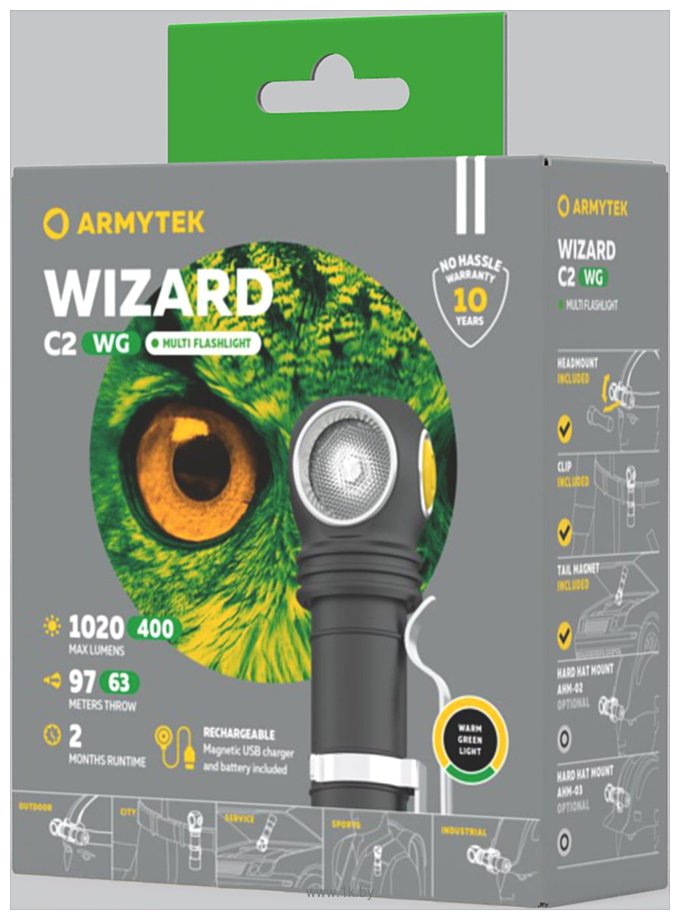 Фотографии Armytek Wizard C2 WG Magnet USB (теплый свет)