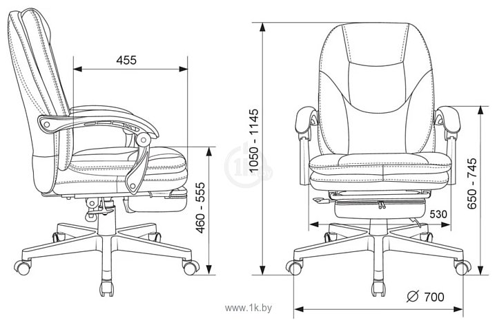 Фотографии Бюрократ CH-868N-F (серый)