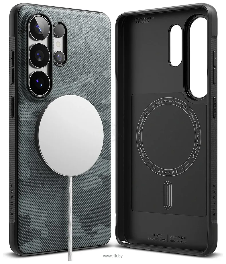 Фотографии Ringke Onyx Magnetic для Galaxy S26 Ultra (Camo Black) Фотографии Ringke Onyx Magnetic для Galaxy S26 Ultra (Camo Black)
